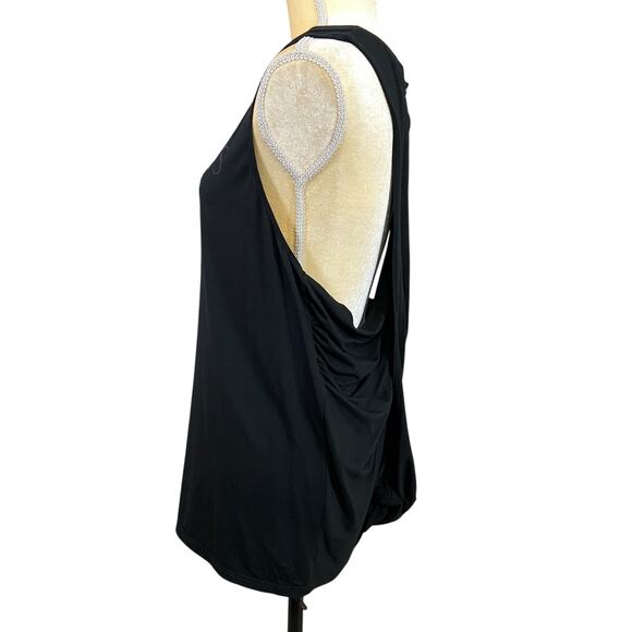 Victoria’s Secret Black Sleeveless Ooen Back  Top XL - Picture 4 of 8